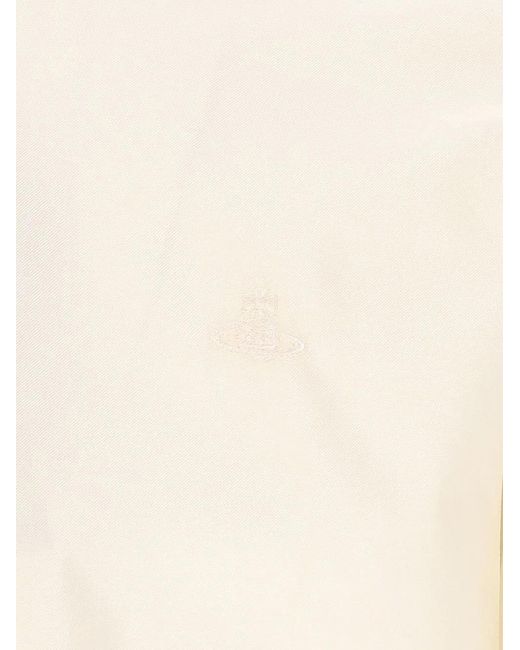 Vivienne Westwood White Two Button Krall Shirt for men