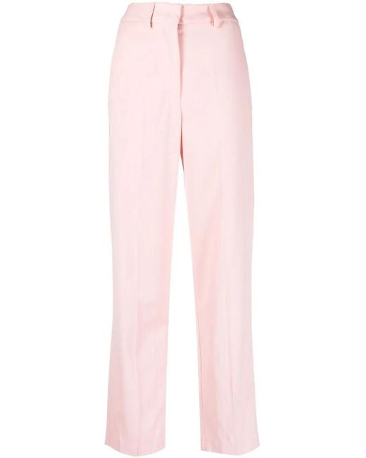 Forte Forte Pink Hose Mit Hohem Bund