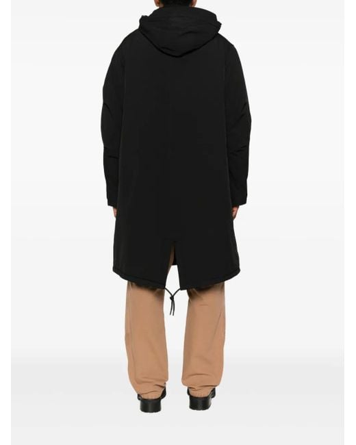 A.P.C. Black Single-Breasted Coat for men