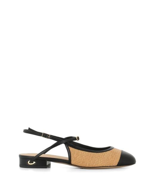JENNIFER CHAMANDI White Mattia Strap Woven Pumps