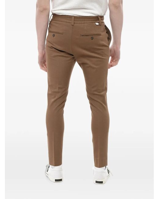 Paolo Pecora Natural Brera Drawstring Trousers for men