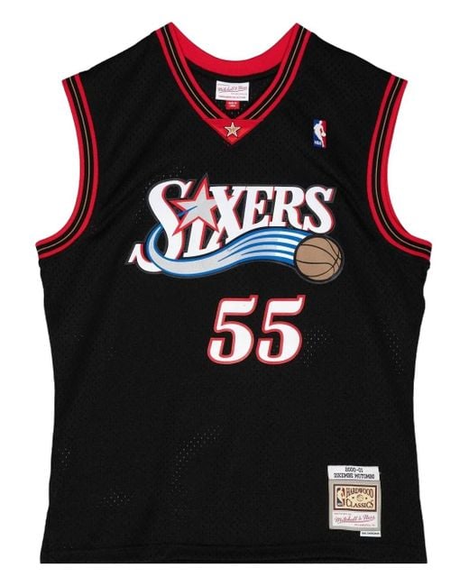 Mitchell & Ness Black X Nba 76Ers 2000 Dikembe Mutombo Swingman Tank Top for men