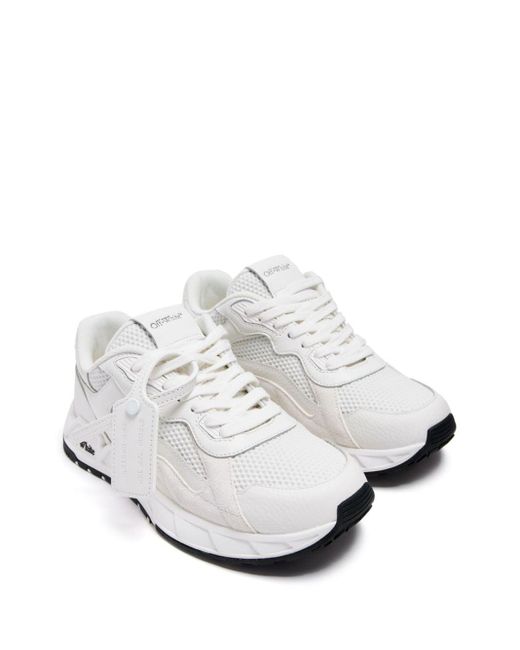Off-White c/o Virgil Abloh Kick Off Leren Sneakers in het White