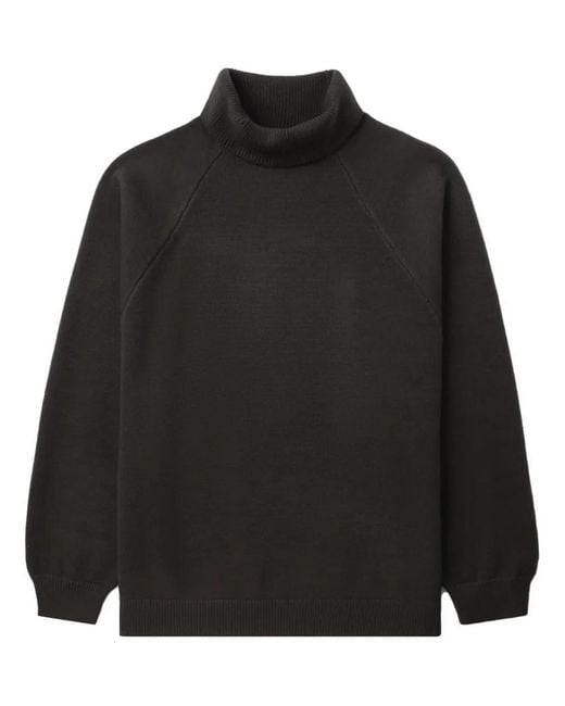 Fear Of God Black Roll-Neck Jumper for men
