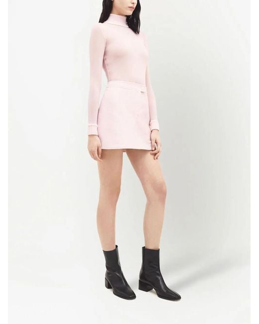 Courreges Pink Reedition Second-Skin Top
