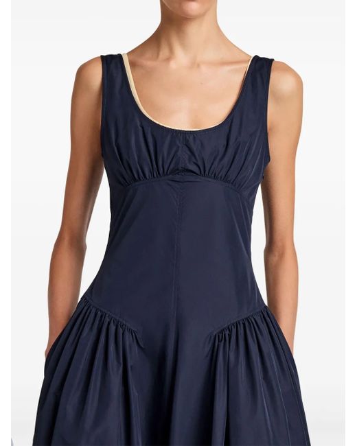 Proenza Schouler Blue Kendall Midi Dress