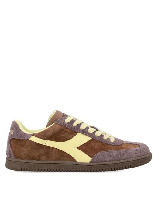 Diadora Brown Suede Sneakers