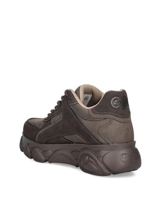 Sneakers Cld Echo Con Inserti di Buffalo in Brown