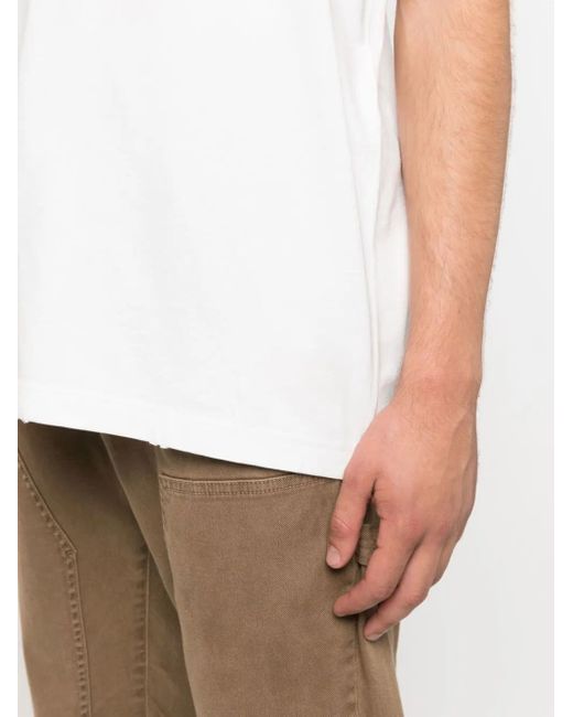 Golden Goose Deluxe Brand White Golden M's Regular T-Shirt Distressed Cotton Jersey for men