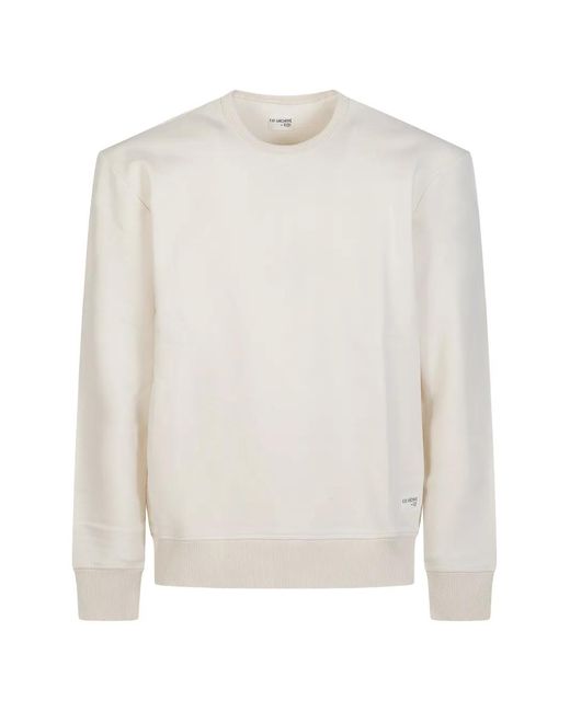 Fay White Long-Sleeves Sweatshirt for men