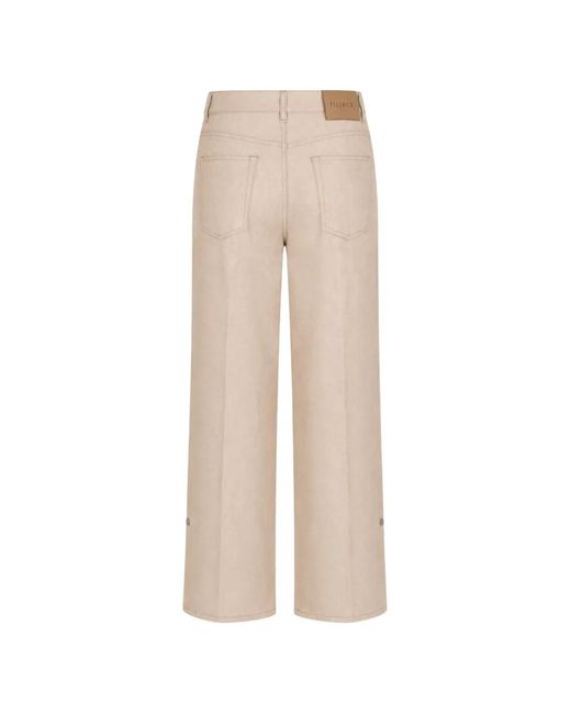 Peserico Natural Logo-Patch Trousers