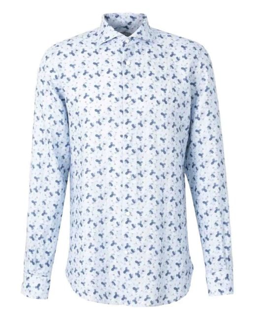 Camicia di Vincenzo Di Ruggiero in Blue da Uomo