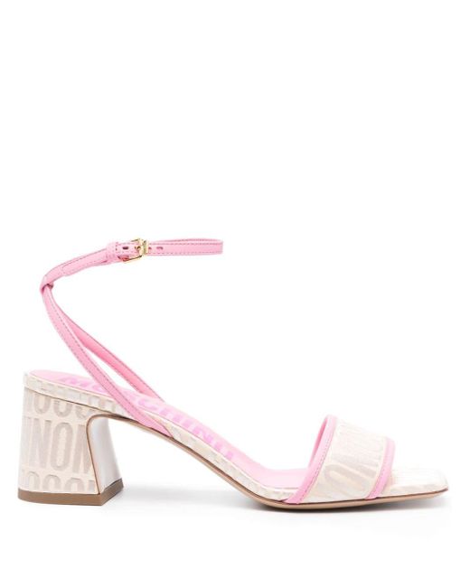 Moschino Sandals in Pink | Lyst