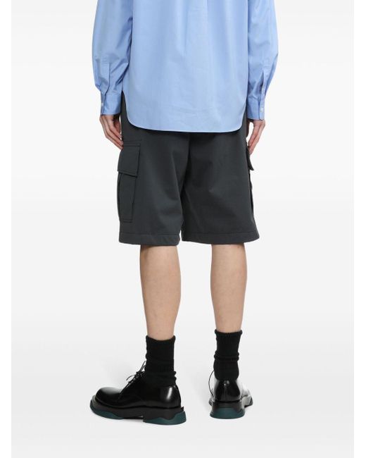Comme des Garçons Gray Elasticated-waist Cargo Shorts for men
