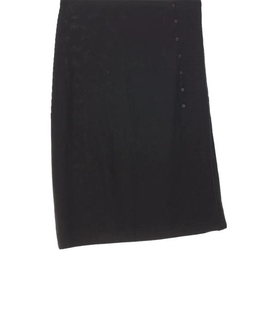 Paloma Wool Black Button Detail Charco Skirt