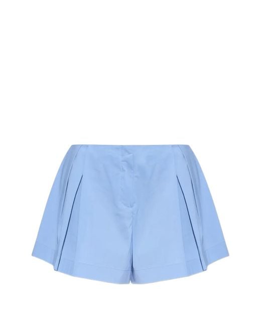 IRO Blue Nolween Pleated Shorts