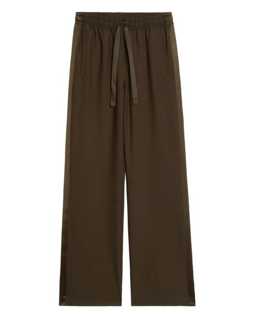 Zadig & Voltaire Green Poma Drawstring Trousers