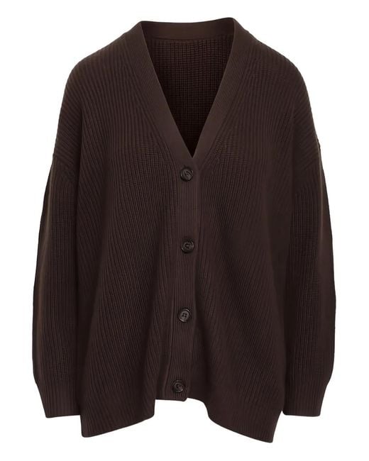 Jenni Kayne Brown Cocoon Button Cardigan