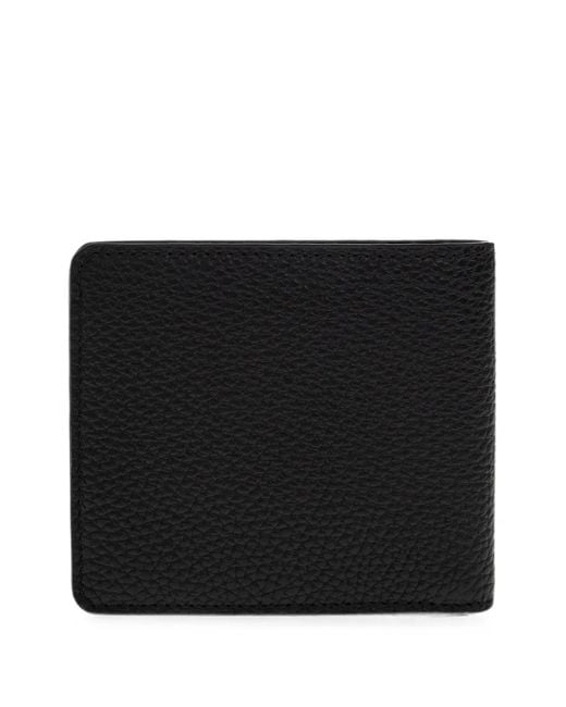 Brioni Black Grained Leather Wallet for men