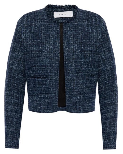 IRO Baluna Tweed Jack in het Blue
