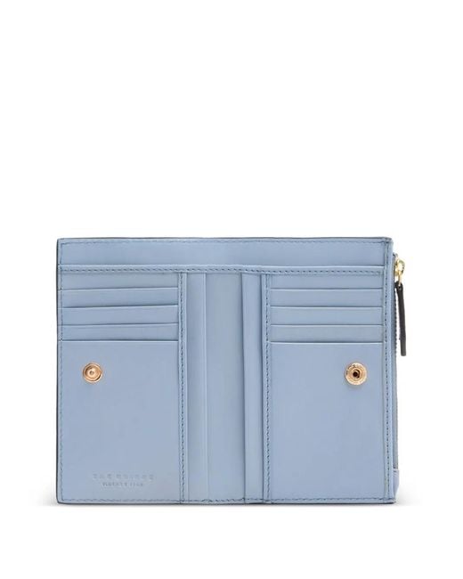 The Bridge Blue Lucrezia Leather Wallet