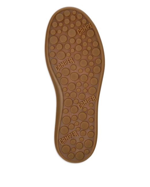 Camper Brown Pelotas Soller Leather Sneakers for men