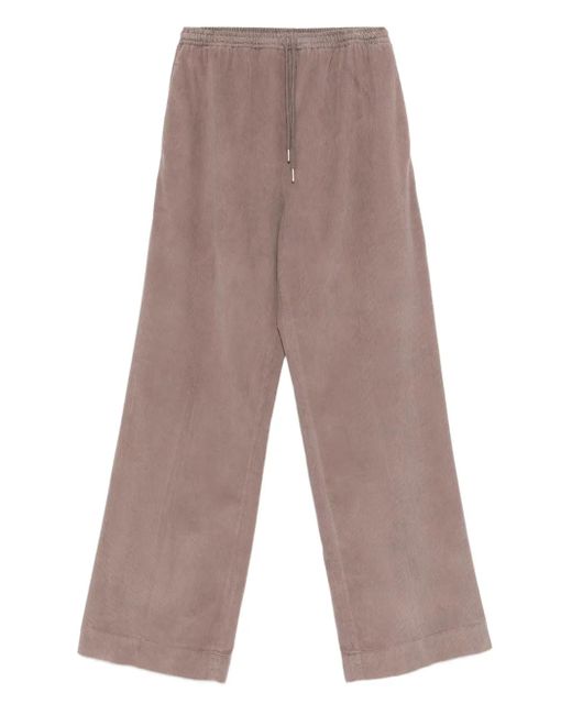 Briglia 1949 Gray Drawstring Corduroy Trousers