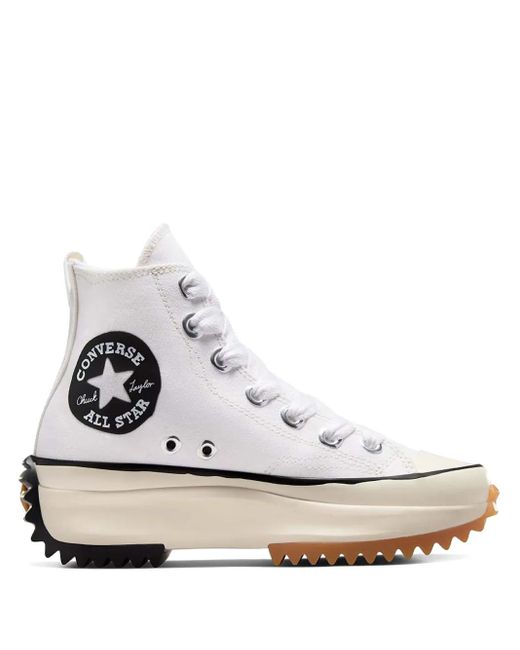Sneakers Alte Run Star Hike di Converse in White
