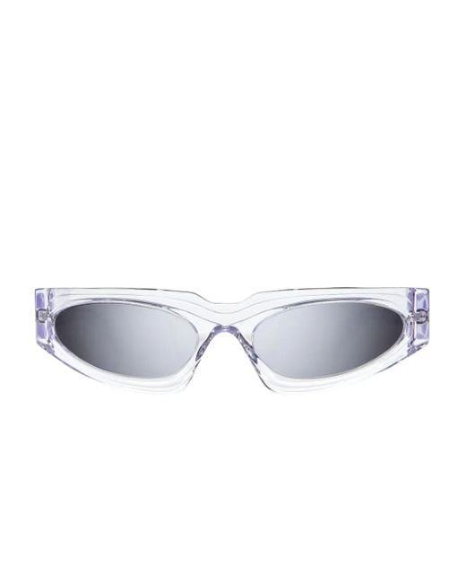 Kuboraum White Transparent-Design Sunglasses