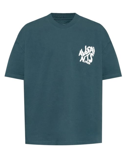 メンズ AllSaints Orlando Tシャツ Blue