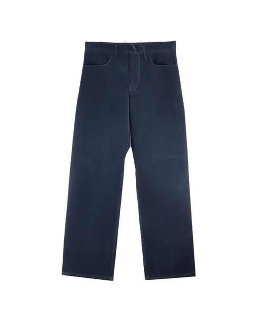 Omar Afridi Straight Broek in het Blue voor heren