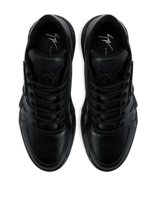 メンズ Giuseppe Zanotti Talon レザースニーカー Black