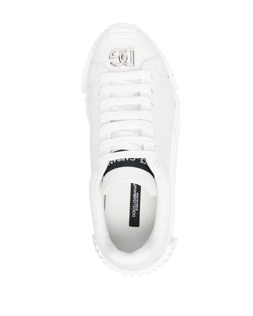Dolce & Gabbana White Klassische Sneakers