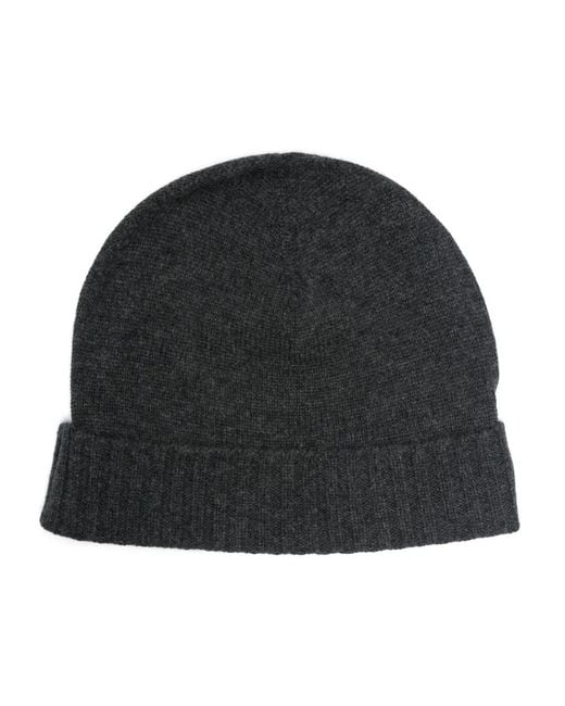 LeKasha Black Fein Gestrickte Mütze
