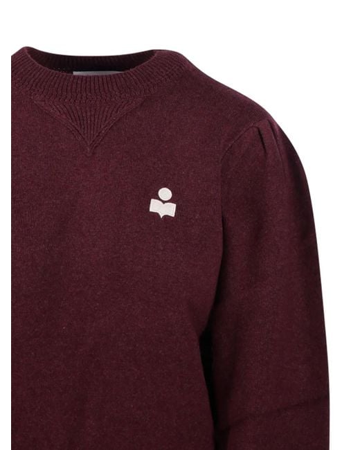 Maglione Kelaya Con Maniche A Palloncino di Isabel Marant in Red