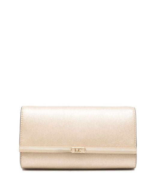 Michael kors gold clutch hotsell bag uk
