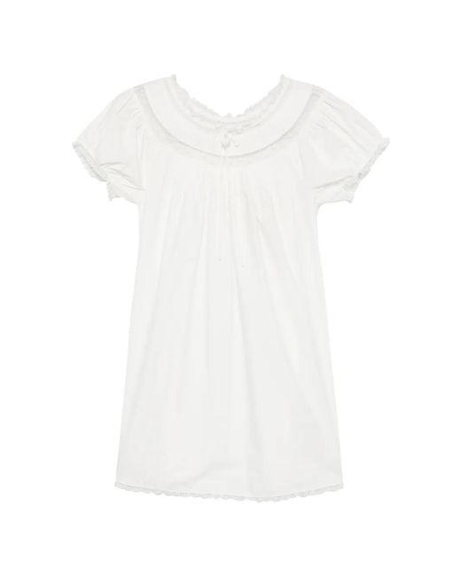 Doen White Daphne Mini Dress
