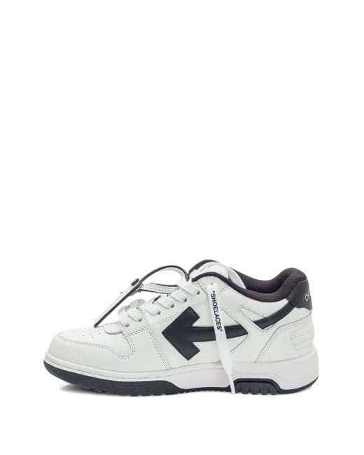 Off-White c/o Virgil Abloh White Out Of Office Leather Sneakers