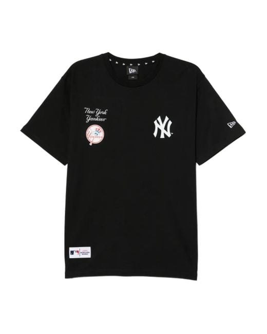 Camiseta con logo de x MLB KTZ de hombre de color Black