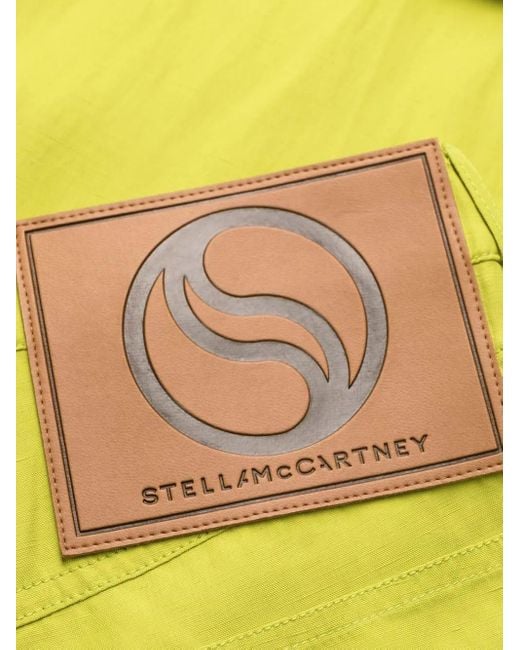 Stella McCartney ハイウエスト ストレートパンツ Yellow