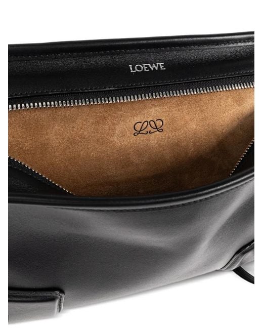 Loewe Black Small Amazona Leather Tote Bag