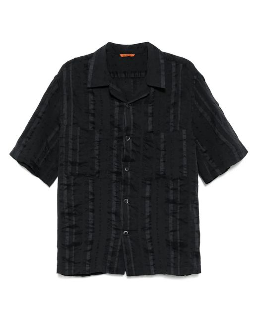 Barena Camicia Solana Levo Overhemd in het Black voor heren