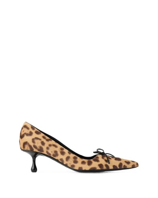 Jimmy Choo Metallic Scarlett Leopard-Print Pumps