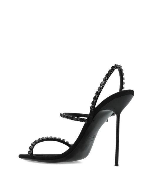 Paris Texas White Crystal-Embellished Pumps