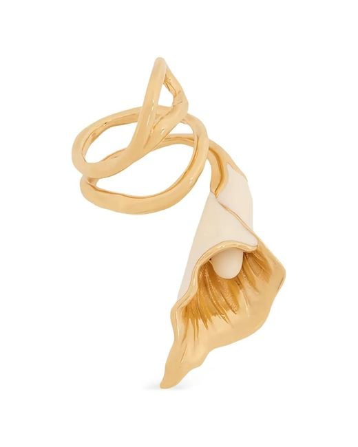 Chloé Metallic Lily Ring