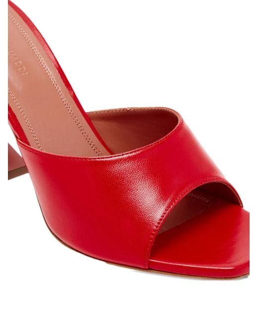 AMINA MUADDI 95mm Lupita Sandals Red
