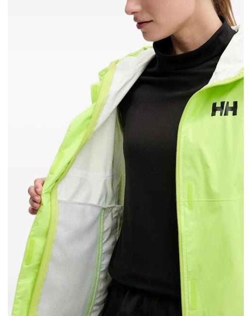 Helly Hansen Green Hooded Shell Jacket