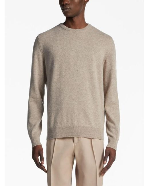 Zegna Natural Cashmere Sweater for men