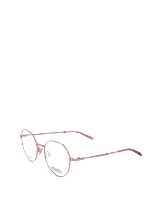 Marc Jacobs White Geometric-Frame Glasses