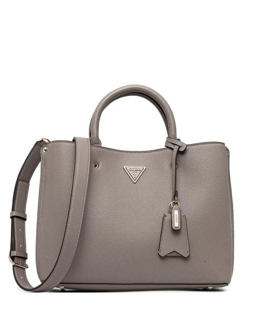 Guess Gray Meridian Tote Bag